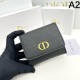2025FW Trifold Wallet DIOR Many Dior users! Standard popular items