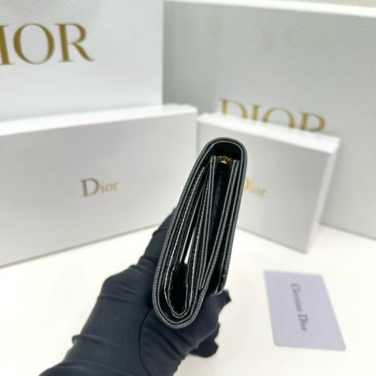 2025FW Trifold Wallet DIOR Many Dior users! Standard popular items