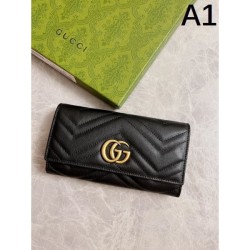 2025SS New Spring/Summer GUCCI Long Wallet with a huge support