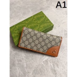 2025SS A perfect item with a strong presence GUCCI long wallet