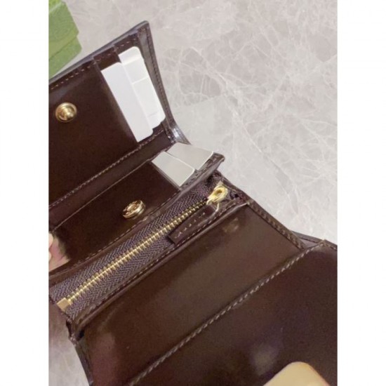 2025SS Excellent Brand Print GUCCI Tri-fold Wallet 2025SS Excellent Brand Print GUCCI Tri-fold Wallet