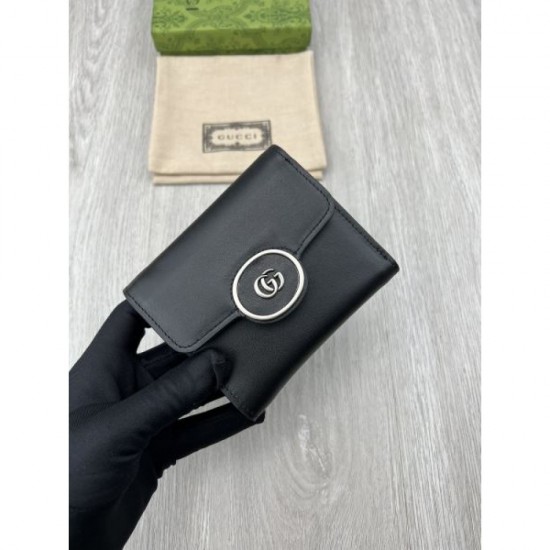 2025FW tri-fold wallet GUCCI Gucci top trend, full of fashion sense