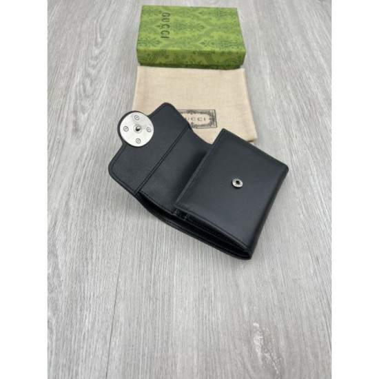 2025FW tri-fold wallet GUCCI Gucci top trend, full of fashion sense