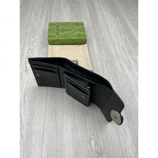 2025FW tri-fold wallet GUCCI Gucci top trend, full of fashion sense