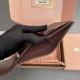 2025SS Continuing brand MIU MIU Miu Trifold Wallet 2025SS Continuing brand MIU MIU Miu Trifold Wallet