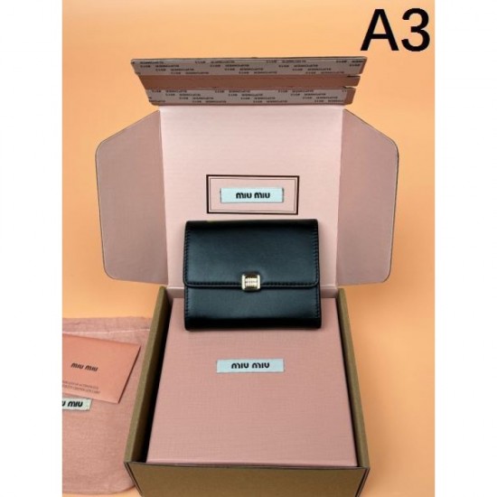 2025SS New Spring/Summer look added MIU MIU Miu Miu Tri-fold Wallet 2025SS New Spring/Summer look added MIU MIU Miu Miu Tri-fold Wallet