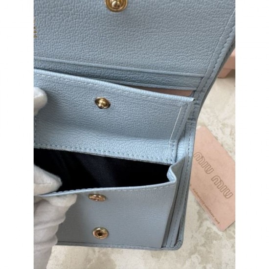 2025FW Bifold Wallet MIU MIU Miu Miu Latest Winter New Items that are Hot Topic