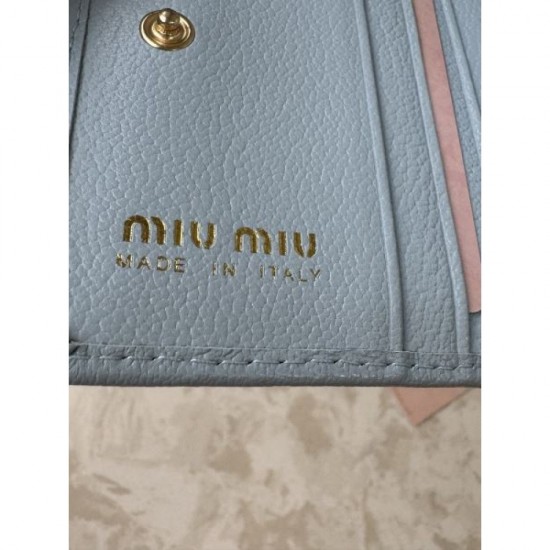 2025FW Bifold Wallet MIU MIU Miu Miu Latest Winter New Items that are Hot Topic