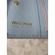 2025FW Bifold Wallet MIU MIU Miu Miu Latest Winter New Items that are Hot Topic