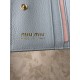 2025FW Bifold Wallet MIU MIU A gem that you can enjoy to your heart's content this winter