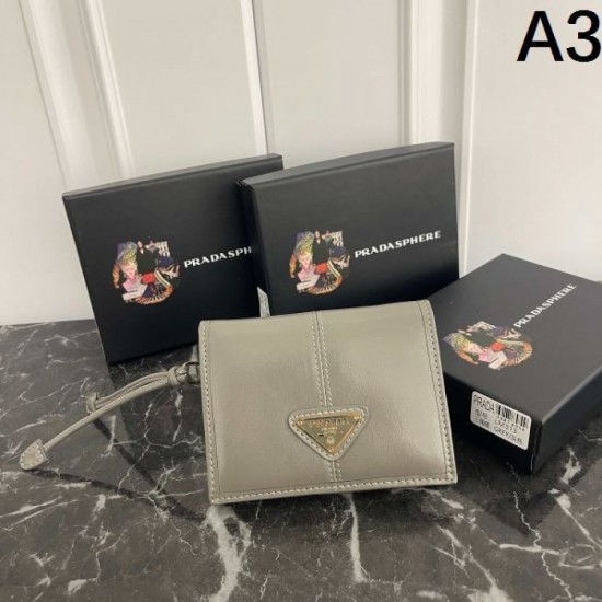 2025FW Bifold Wallet PRADA Eye-catching, must-see winter new product