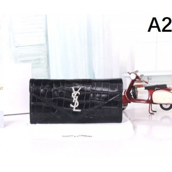 2025FW Long Wallet YSL Yves Saint Laurent Happy new arrival available on sale