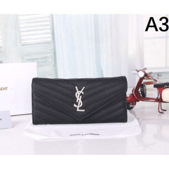 2025FW Long Wallet YSL Yves Saint Laurent Happy new arrival available on sale