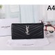2025FW Long Wallet YSL Yves Saint Laurent Happy new arrival available on sale