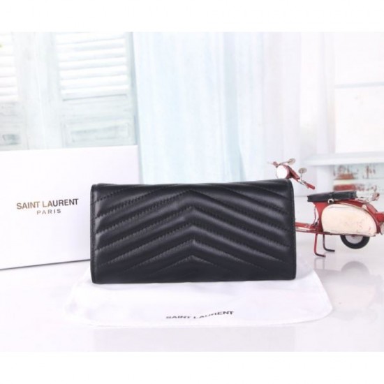 2025FW Long Wallet YSL Yves Saint Laurent Happy new arrival available on sale