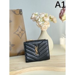 2025FW Bifold Wallet YSL Yves Saint Laurent Limited sale available at an attractive price