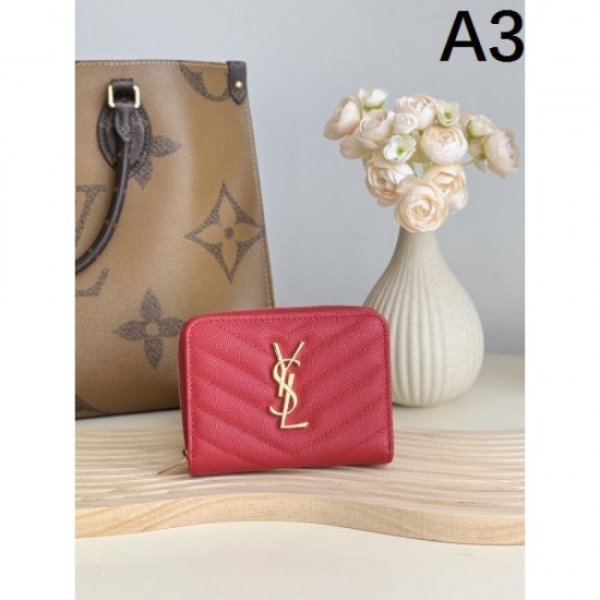 2025FW Bifold Wallet YSL Yves Saint Laurent Autumn/Winter Limited Colors and Special Items Only Available Overseas