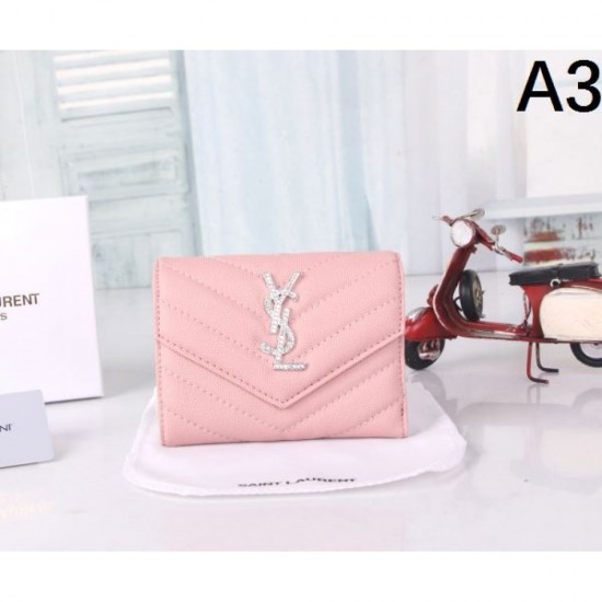2025FW Trifold Wallet YSL Yves Saint Laurent Item perfect for casual coordination