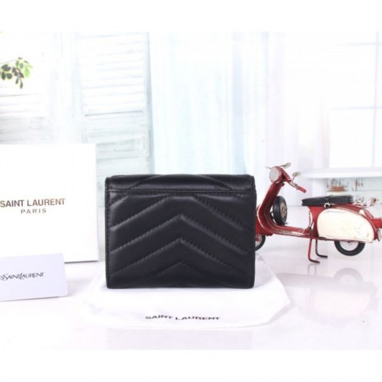 2025FW Trifold Wallet YSL Yves Saint Laurent Item perfect for casual coordination