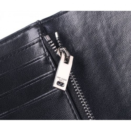 2025FW Trifold Wallet YSL Yves Saint Laurent Item perfect for casual coordination