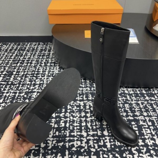 2025FW Women's Boots LOUIS VUITTON Louis Vuitton Fan Featured Autumn/Winter Luxury Replica