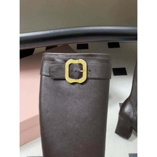 2025FW Women's Boots MIU MIU Miu Miu New Fall/Winter Replica that you can't take your eyes off of