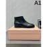 2025FW Women's Boots MIU MIU Elegant boots perfect for adult women