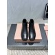 2025FW Women's Boots MIU MIU Elegant boots perfect for adult women