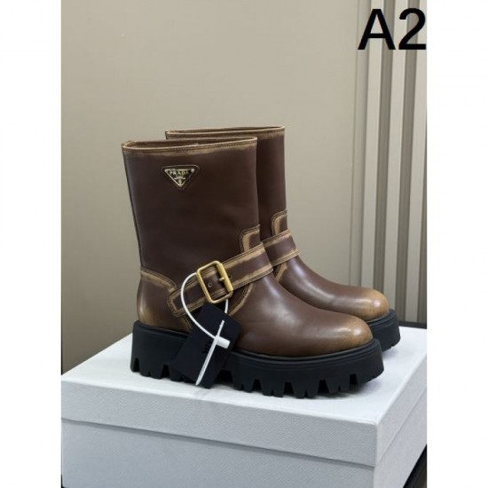 2025FW Women's Boots PRADA Prada Latest Autumn/Winter Trend Boots