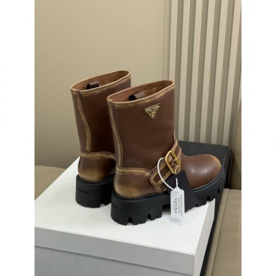 2025FW Women's Boots PRADA Prada Latest Autumn/Winter Trend Boots