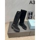 2025FW Women's Boots PRADA An elegant replica that gives off a mature impression
