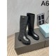 2025FW Women's Boots PRADA An elegant replica that gives off a mature impression
