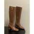 2025FW Women's Boots PRADA Autumn/Winter Limited Color Overseas Limited Model