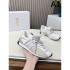 2025SS DIOR Beautiful Color Check Spring/Summer Women's Sneakers