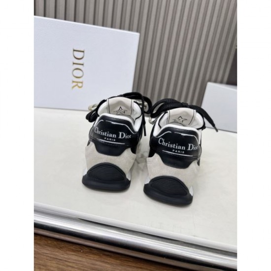 2025SS DIOR Beautiful Color Check Spring/Summer Women's Sneakers 2025SS DIOR Beautiful Color Check Spring/Summer Women's Sneakers