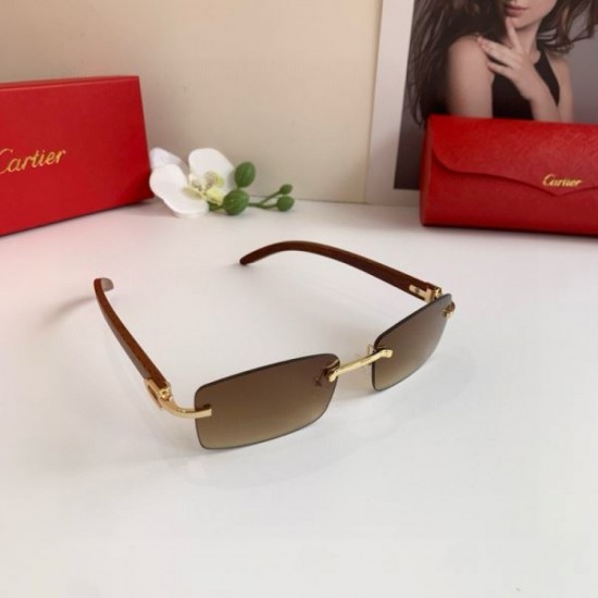 2025FW Sunglasses CARTIER Sophisticated design with adult elegance
