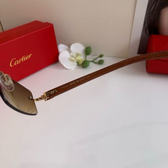 2025FW Sunglasses CARTIER Sophisticated design with adult elegance