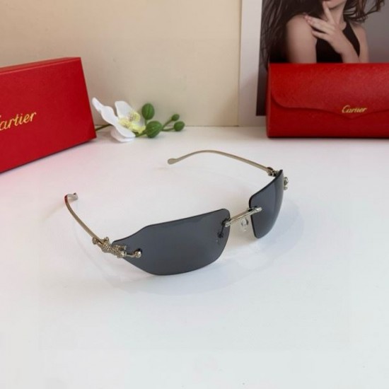 2025FW Sunglasses CARTIER An item that creates a calm and mature atmosphere