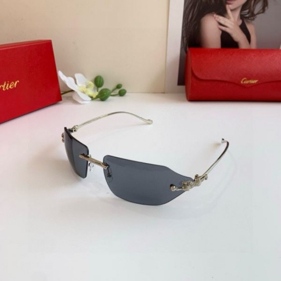 2025FW Sunglasses CARTIER An item that creates a calm and mature atmosphere