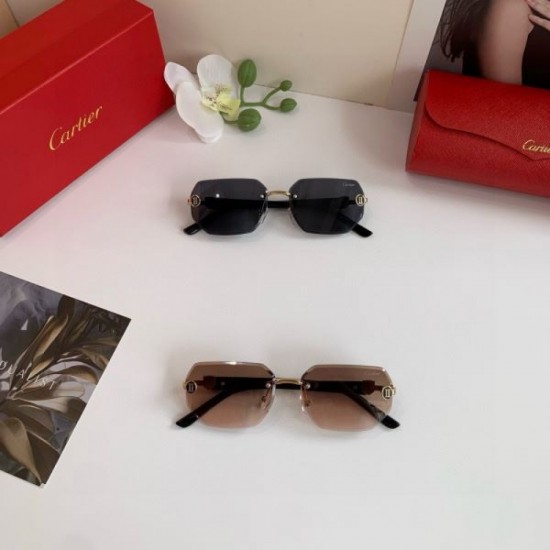 2025FW Sunglasses CARTIER A must-see item for fashionistas who are half a step ahead