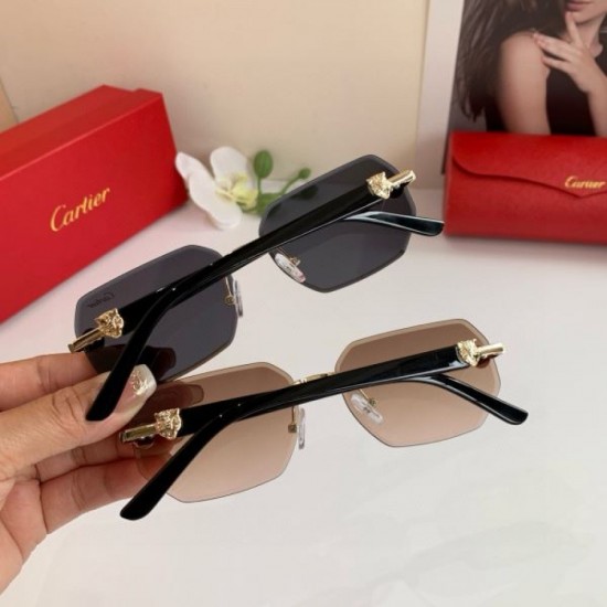 2025FW Sunglasses CARTIER A must-see item for fashionistas who are half a step ahead