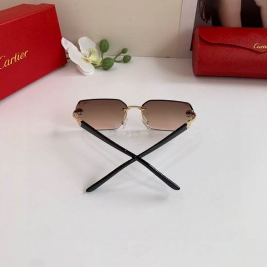 2025FW Sunglasses CARTIER A must-see item for fashionistas who are half a step ahead