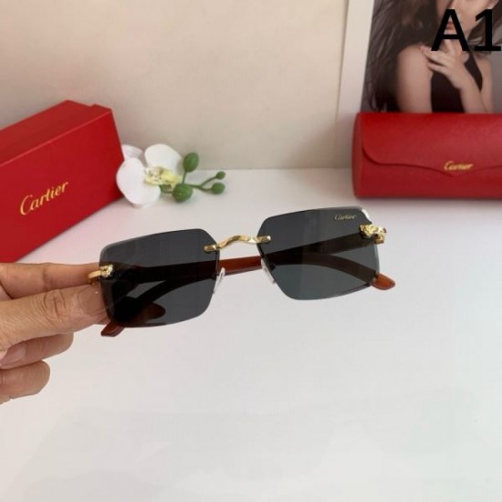 2025FW Sunglasses CARTIER Timeless design that can be used regardless of the season