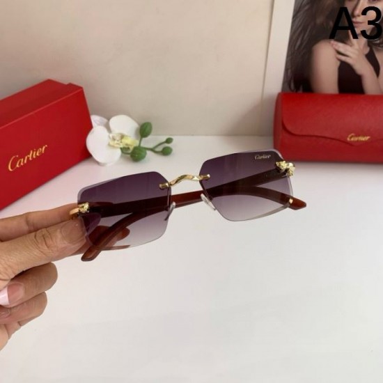 2025FW Sunglasses CARTIER Timeless design that can be used regardless of the season