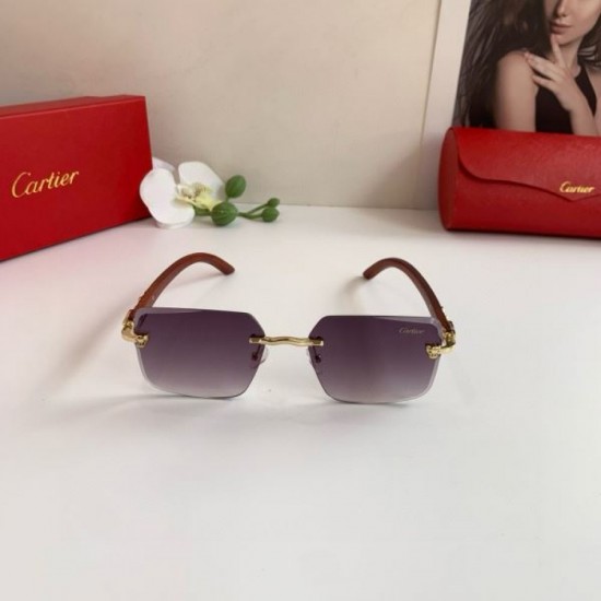 2025FW Sunglasses CARTIER Timeless design that can be used regardless of the season