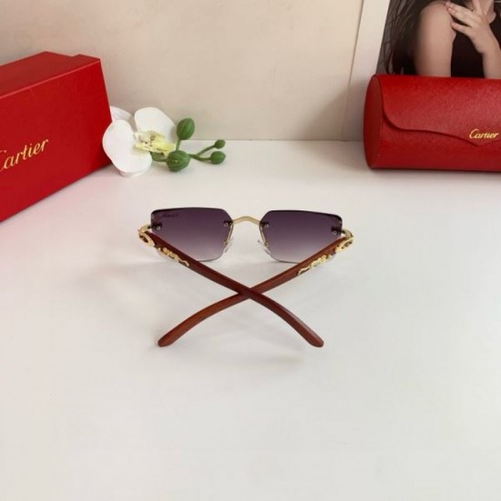 2025FW Sunglasses CARTIER Timeless design that can be used regardless of the season