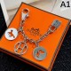2025SS Keychain HERMES Hermes A popular item loved by celebrities and celebrities 2025SS Keychain HERMES Hermes A popular item loved by celebrities and celebrities