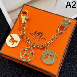 2025SS Keychain HERMES Hermes A popular item loved by celebrities and celebrities