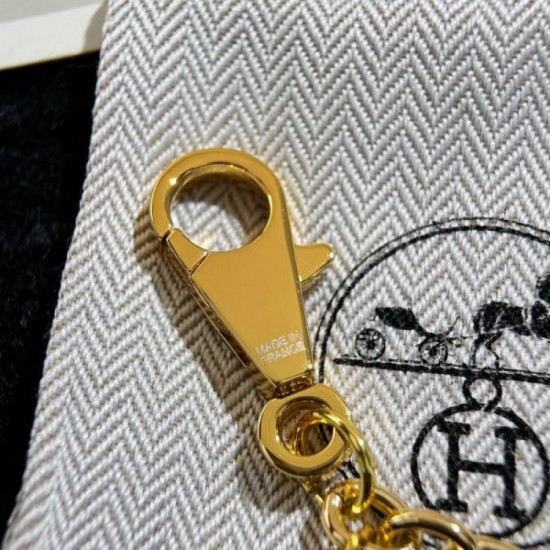 2025SS Keychain HERMES Hermes A popular item loved by celebrities and celebrities 2025SS Keychain HERMES Hermes A popular item loved by celebrities and celebrities
